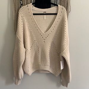 Free People Pearl All Day Long Pullover